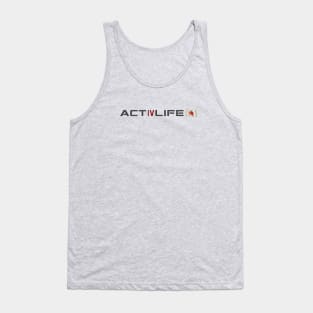 Assured Outfit by Activlife Wear Japan Japanese Flag Tagline Logo Sports Branding Tank Top